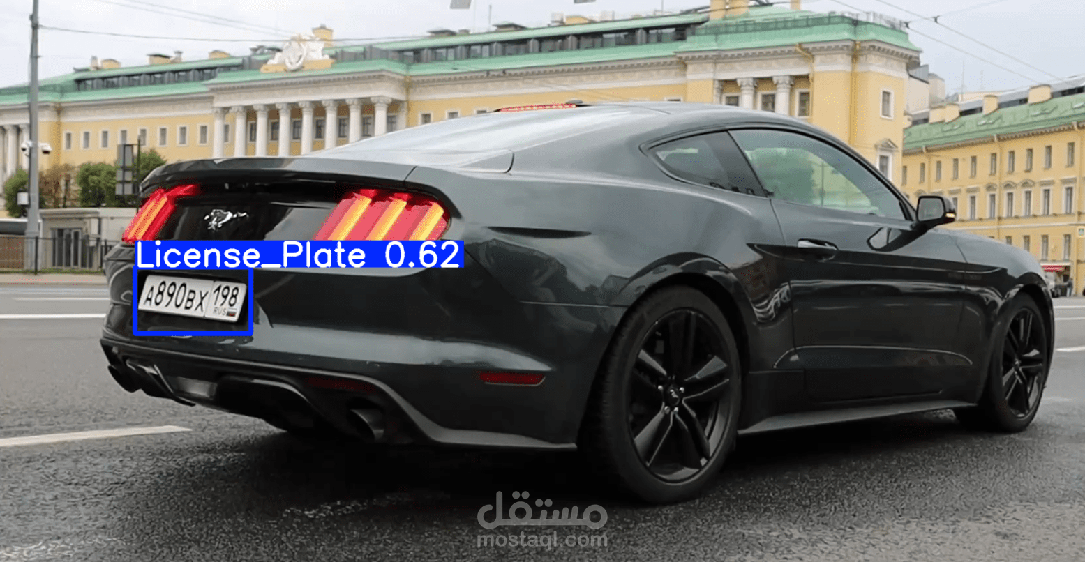 التعرف الضوئي على حروف لوحات السيارات باستخدام رؤية الحاسب