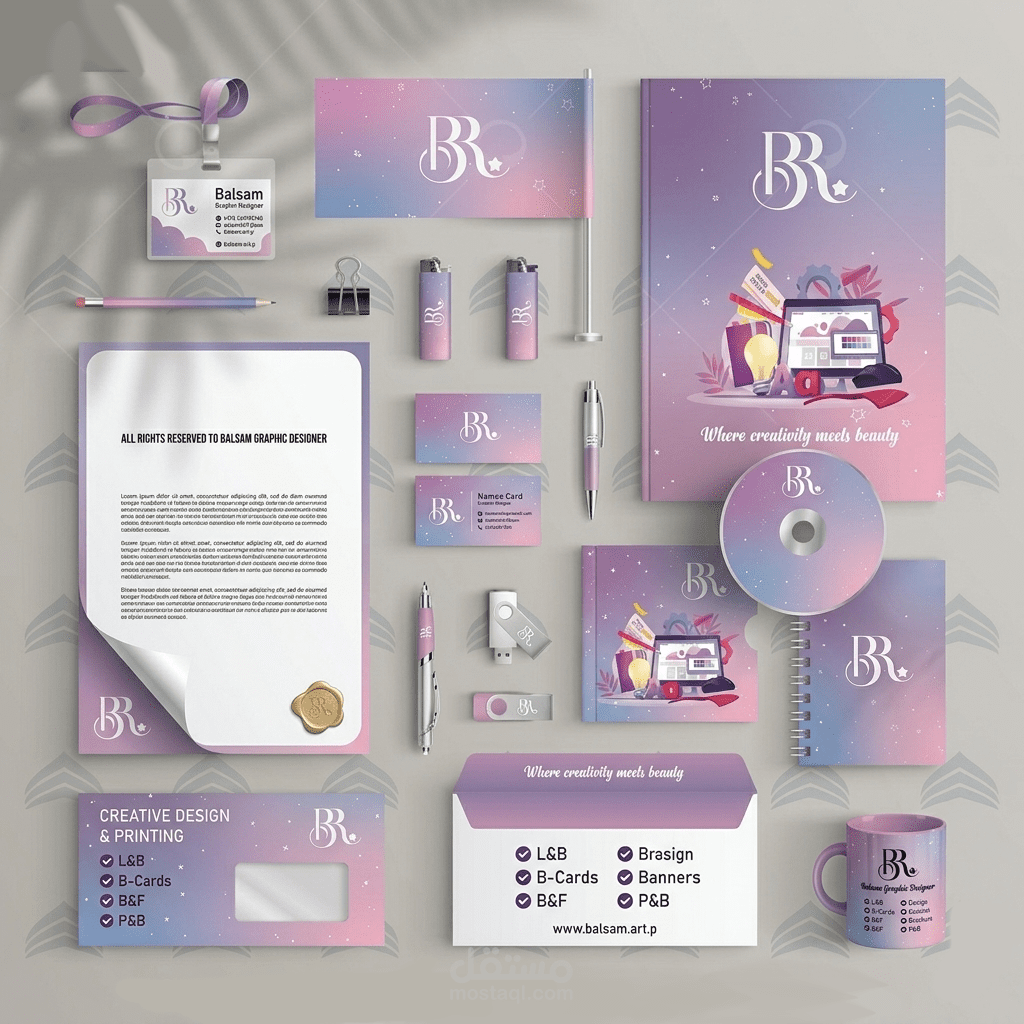 تصميم هوية بصرية كاملة