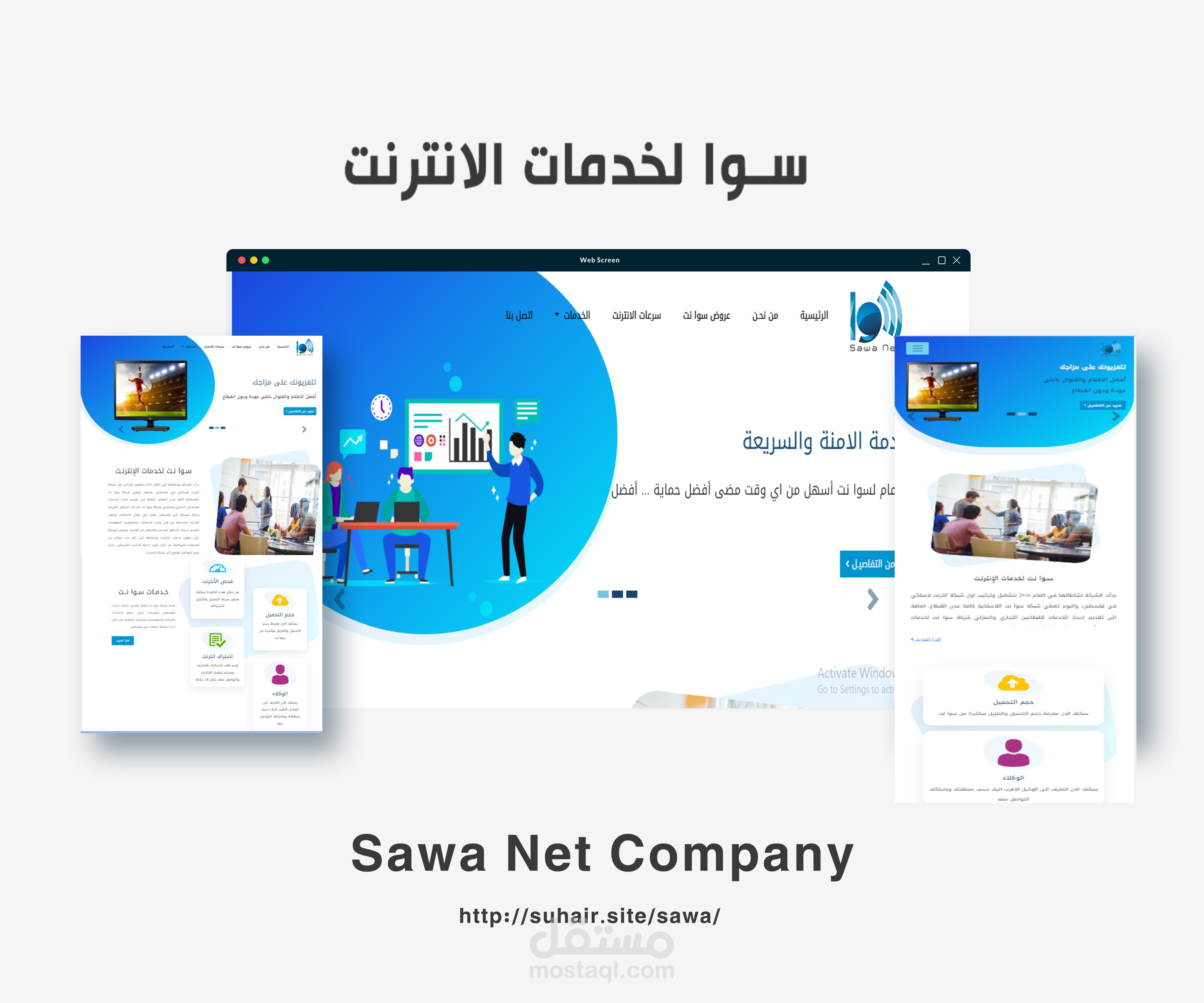 سوا نت  لخدمات الانترنت ( مؤسسة  خاصة )