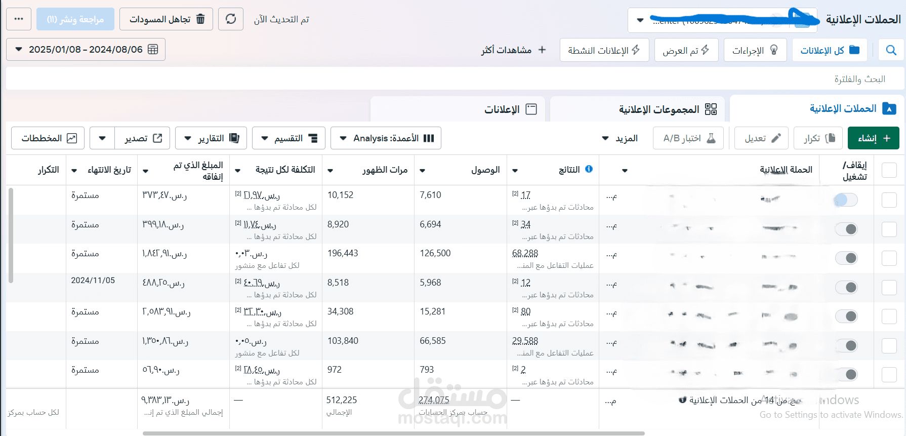 إدارة حملات Lead Generation لمركز علاج طبيعي بالسعودية