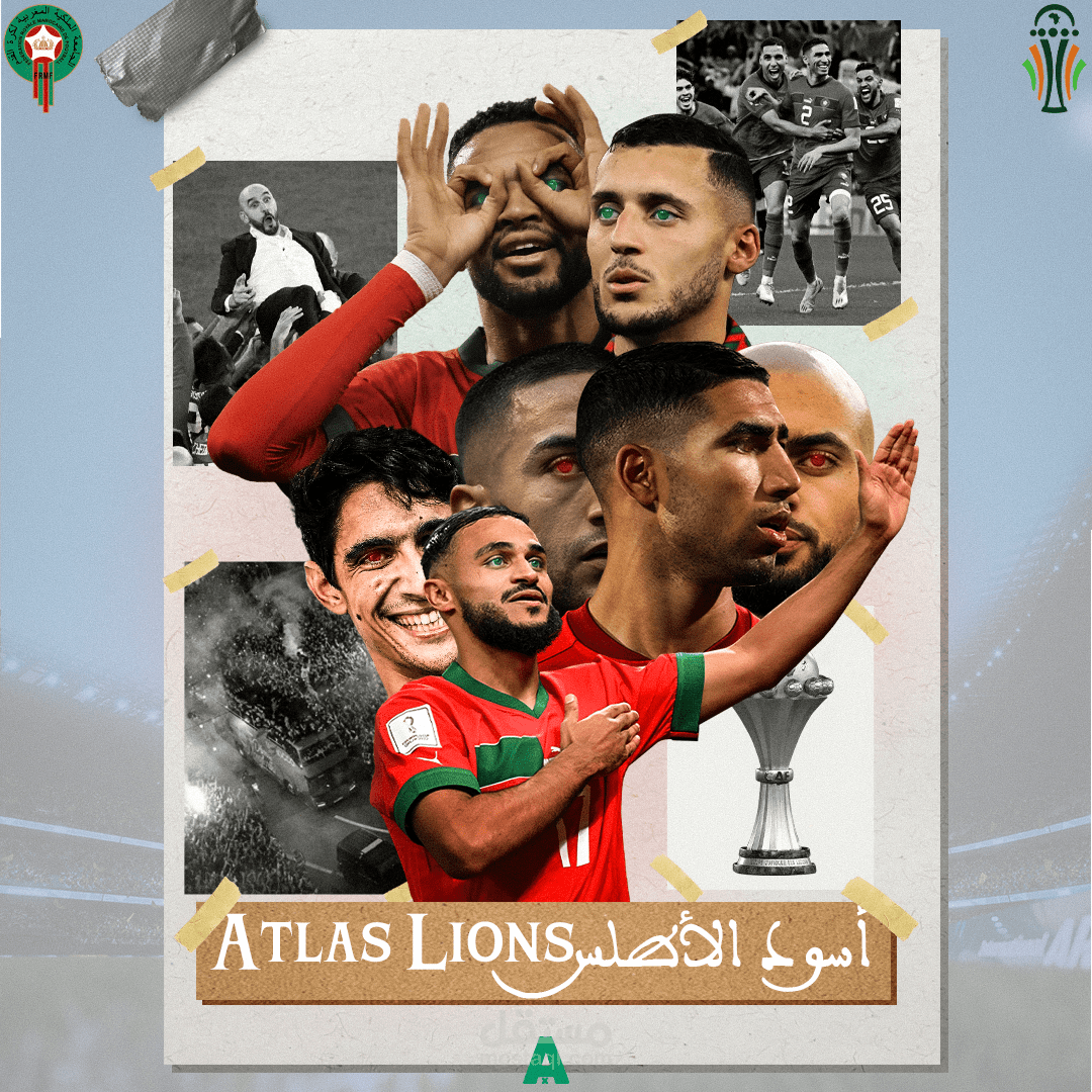 تصميم سوشل ميديا لصالح مجلة رياضية مغربية