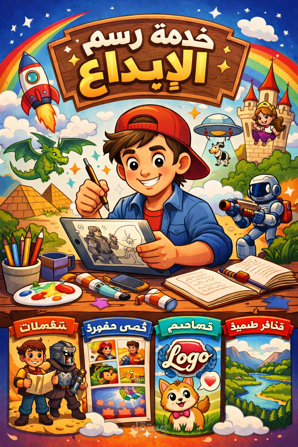 illustration | رسم كاريكاتير