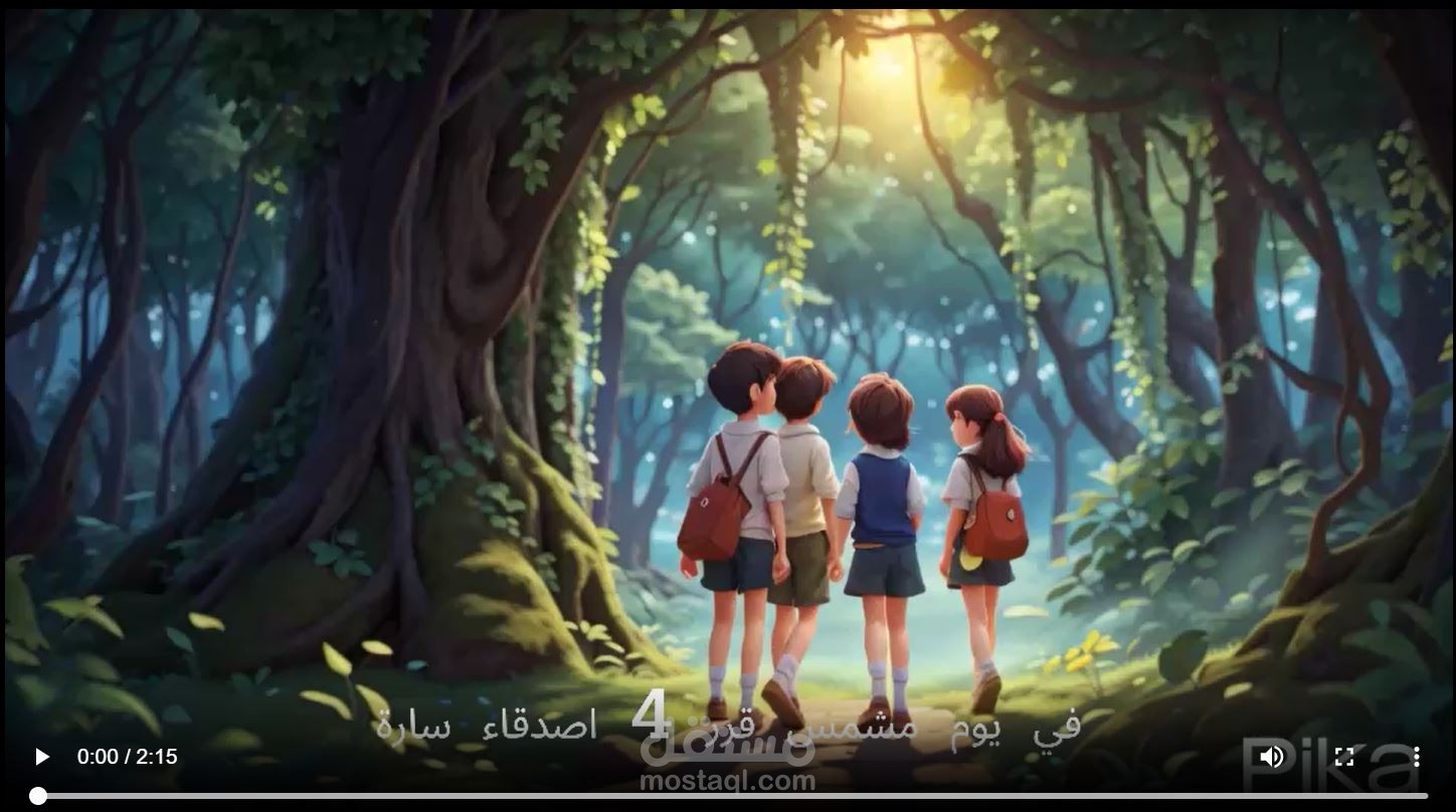 فيديو كامل بال AI