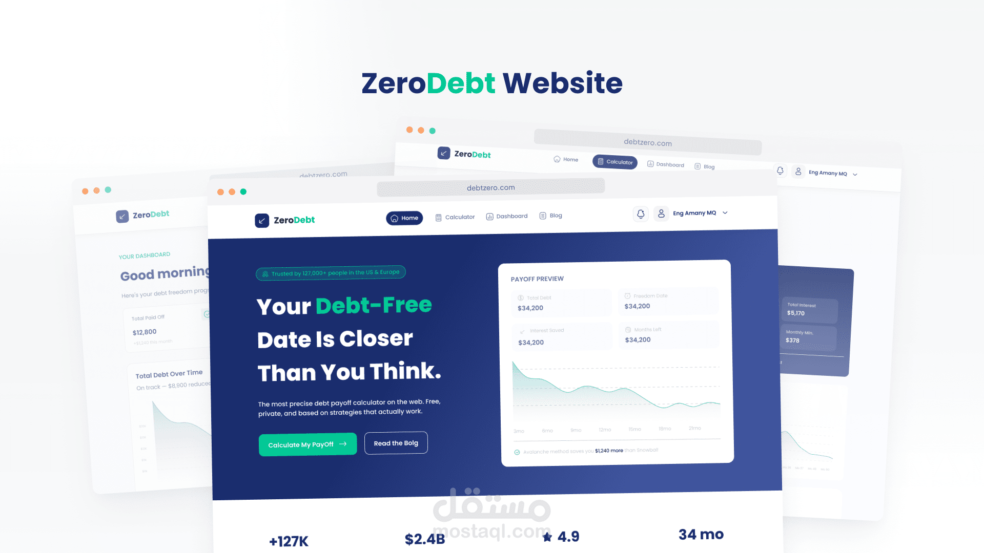 ZeroDebt Website