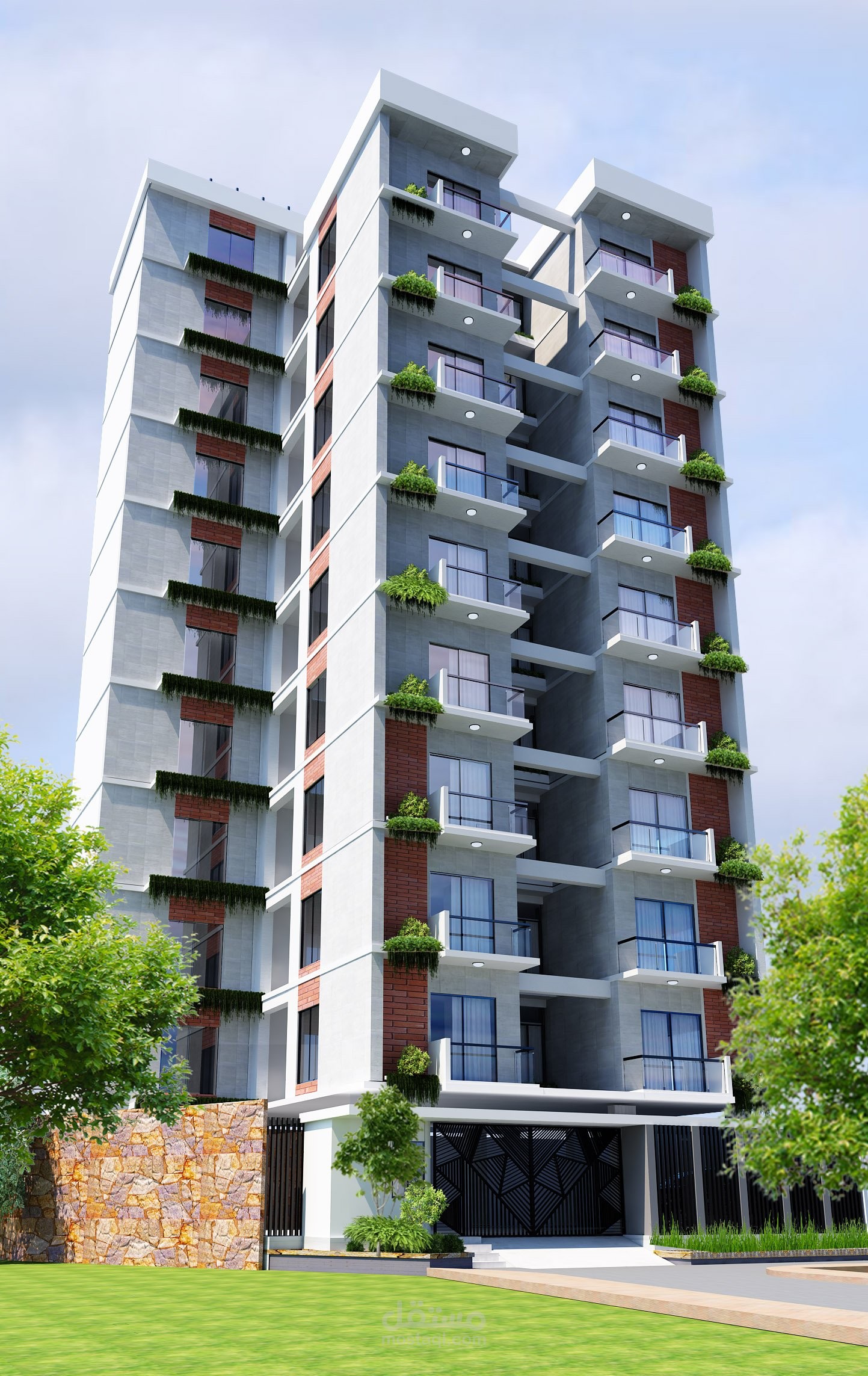 تصميم العمارات السكنية