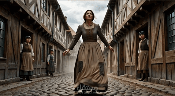 فيديو AI درامي مستوحى من قصة حقيقية – ظاهرة الرقص الجماعي في التاريخ (Dancing Plague of 1518)
