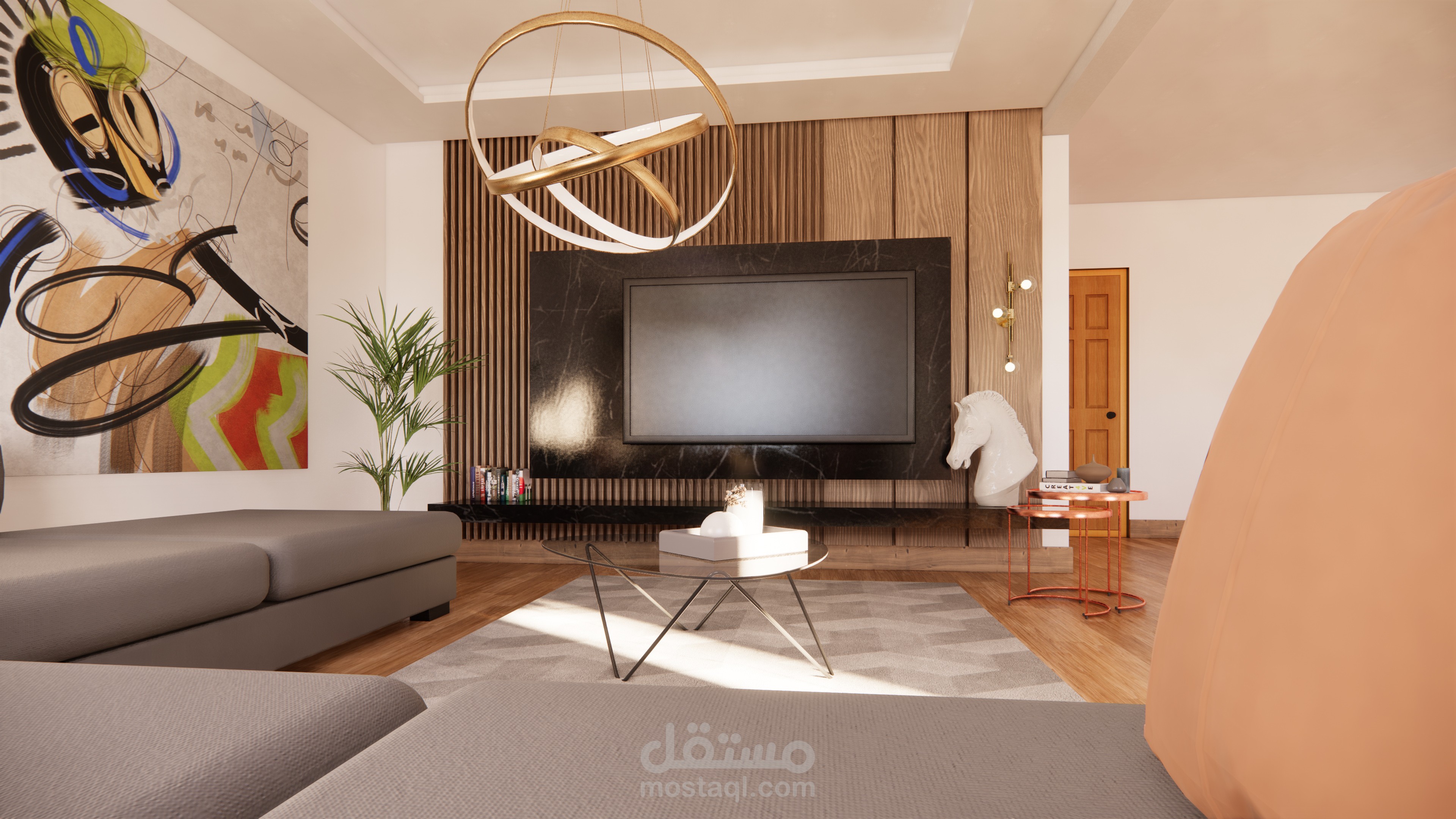 غرفة معيشة