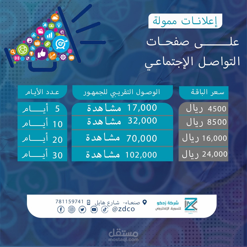 الاعلانات الممولة