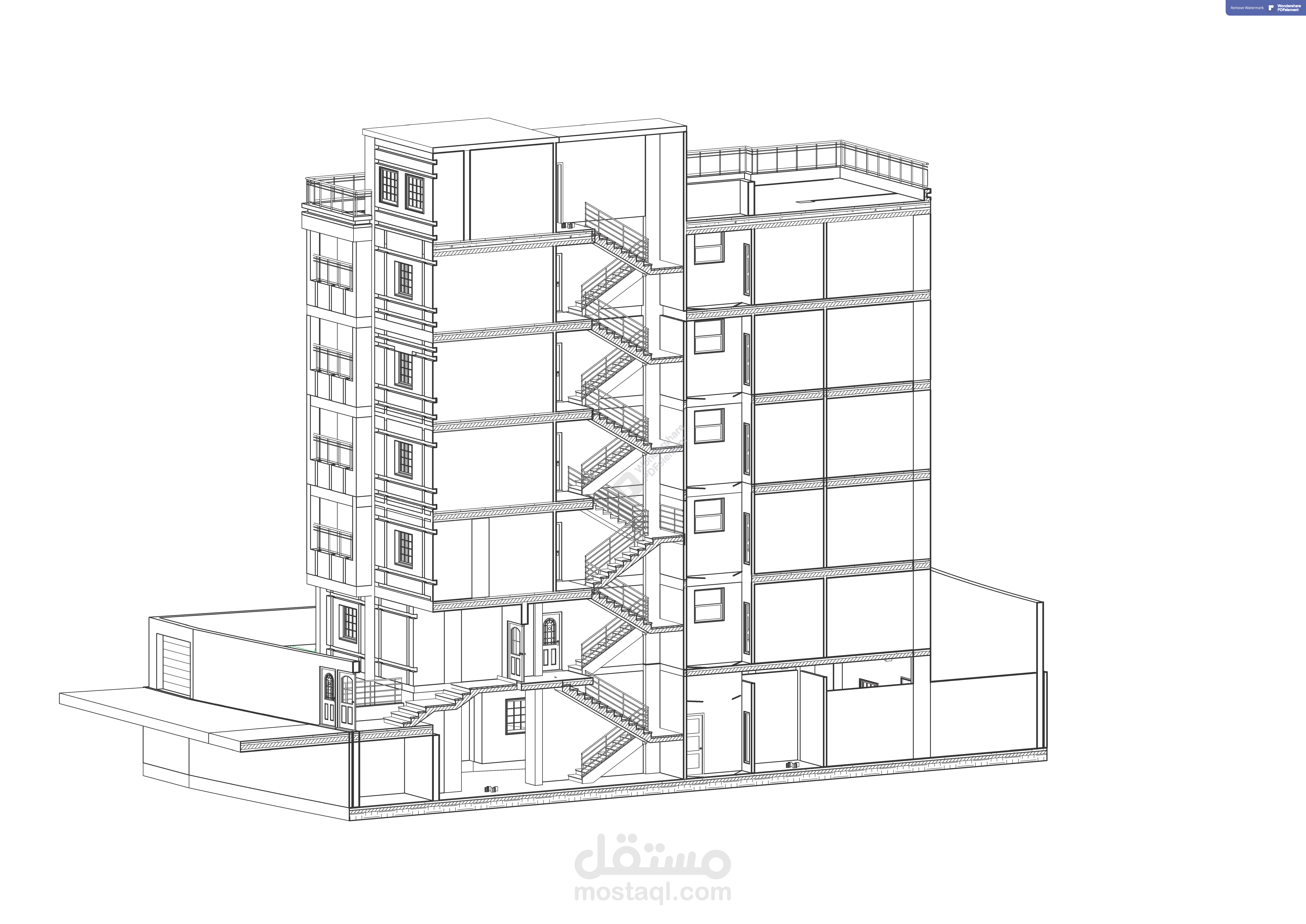 Working Drawings for Block of apartment