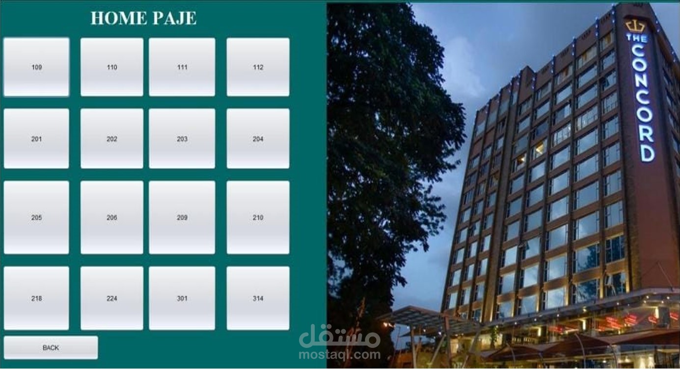 hotel management system