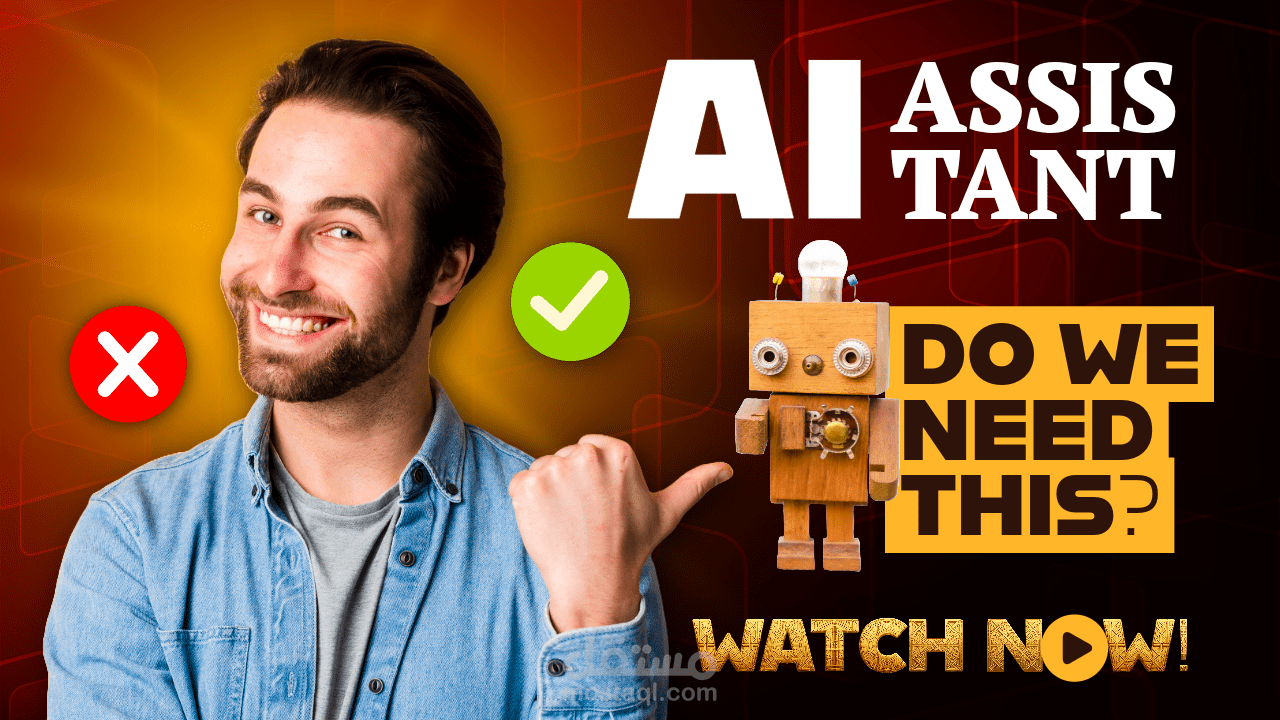 تصميم صورة مصغرة (Thumbnail) جذابة لقناة يوتيوب.