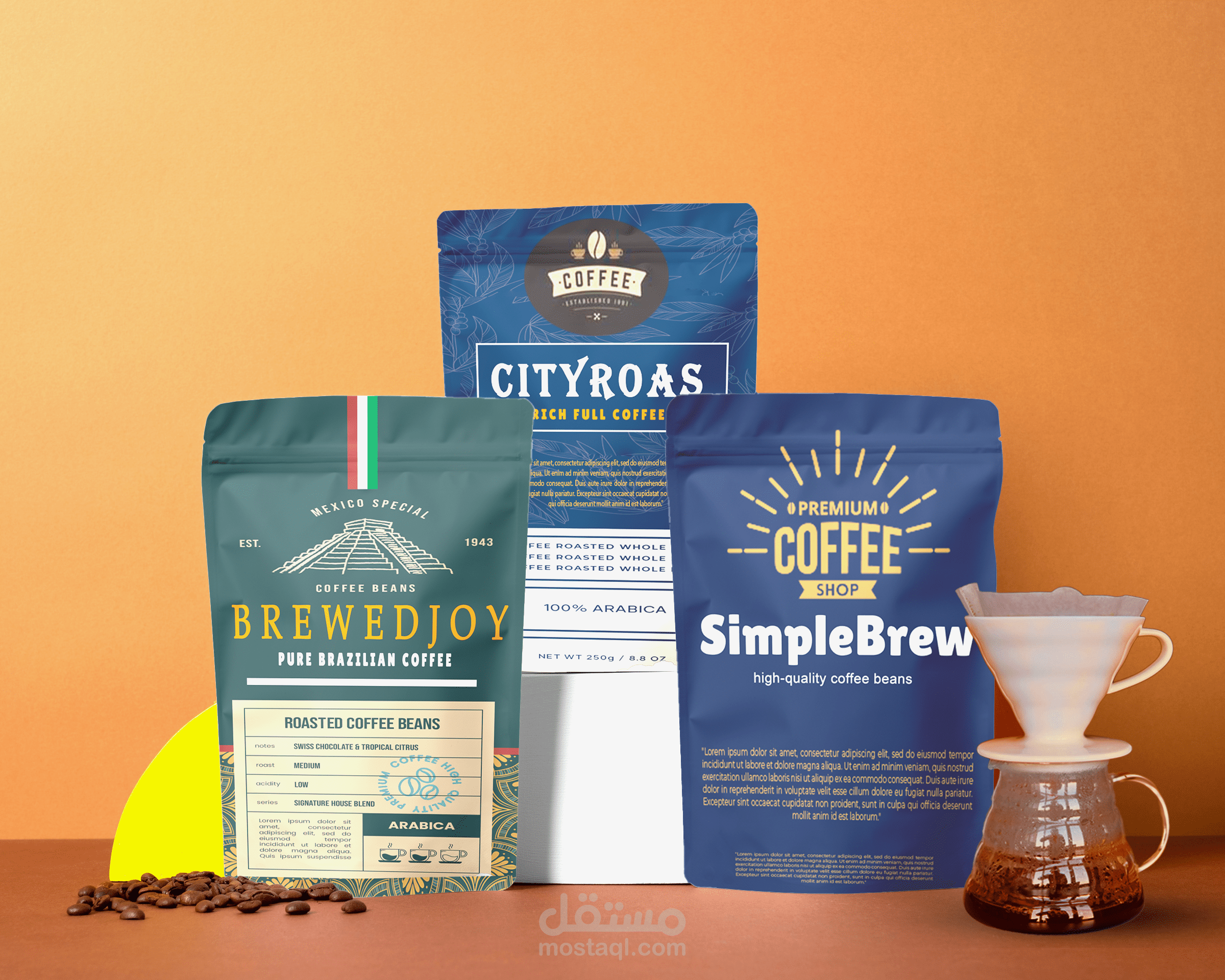 Coffee packaging design