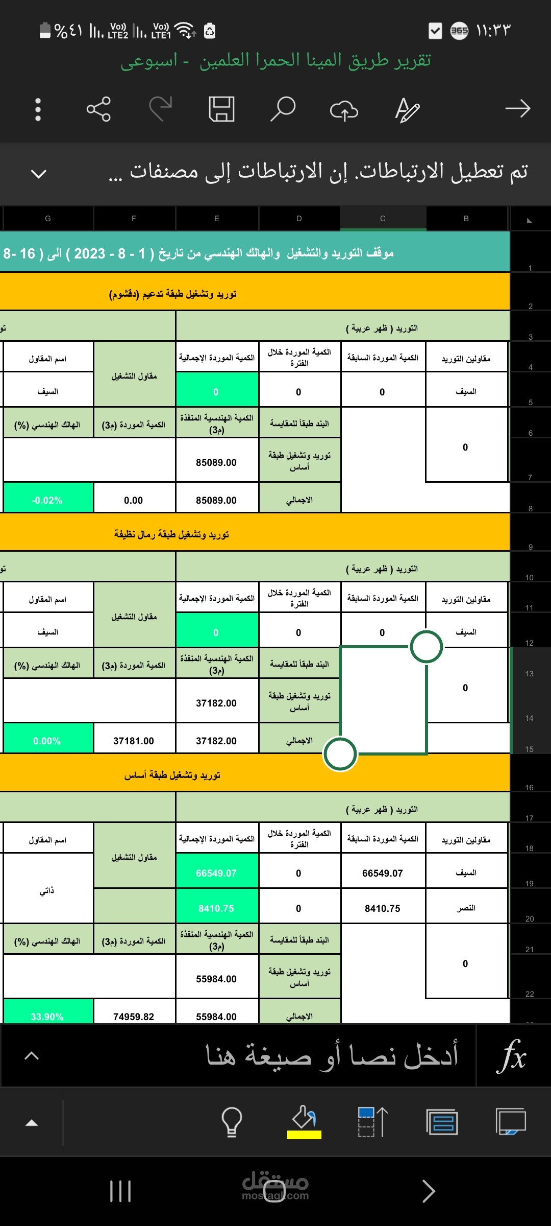 موقف تنفيذي