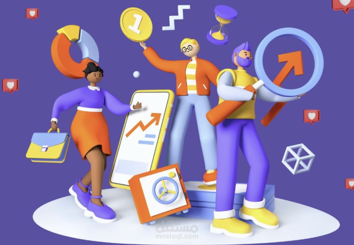 حملات إعلانية على وسائل التواصل الاجتماعي لاحد الزبائن