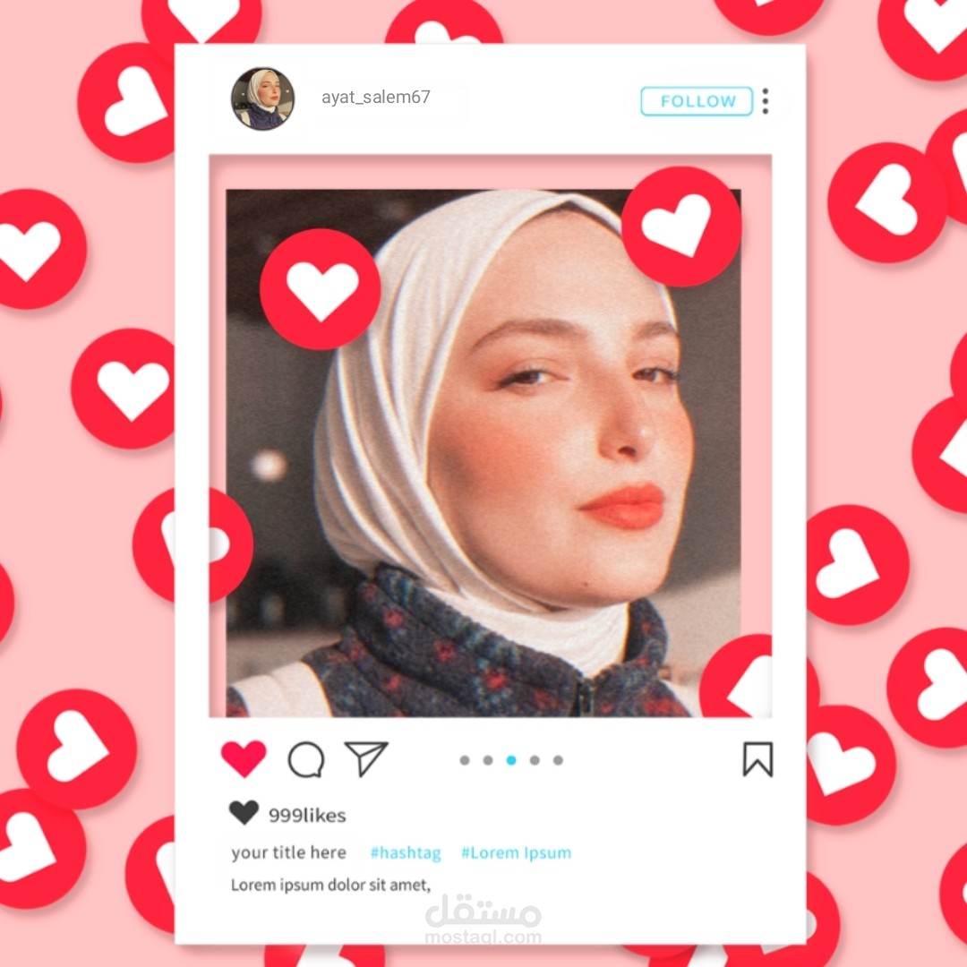 تصميمات انستجرام