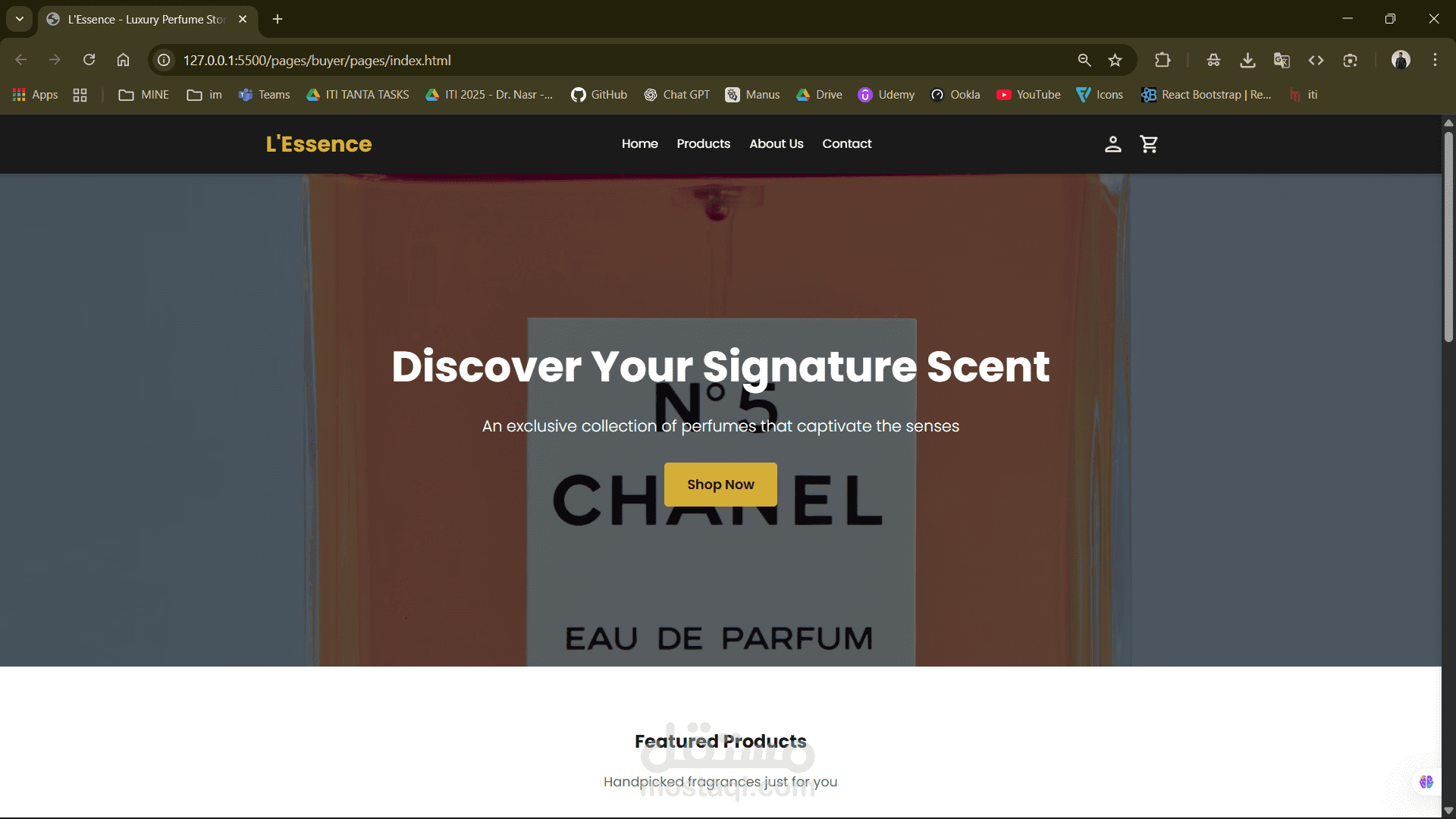 E-commerce project for iti