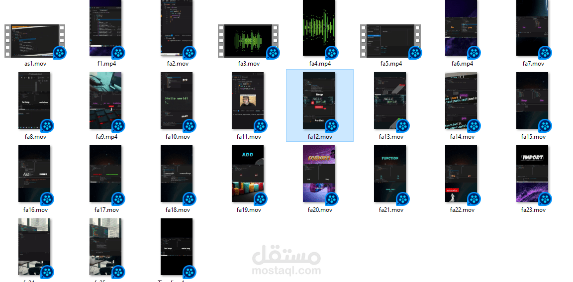 منتاج فيديو قصير لقناة يوتيوب تعليمية