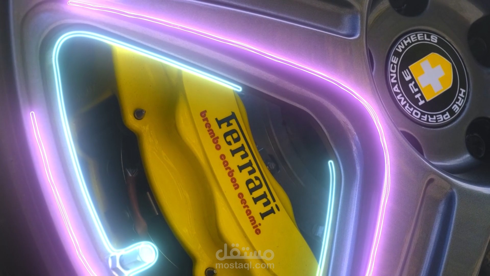 lamborghini & ferrari with VFX