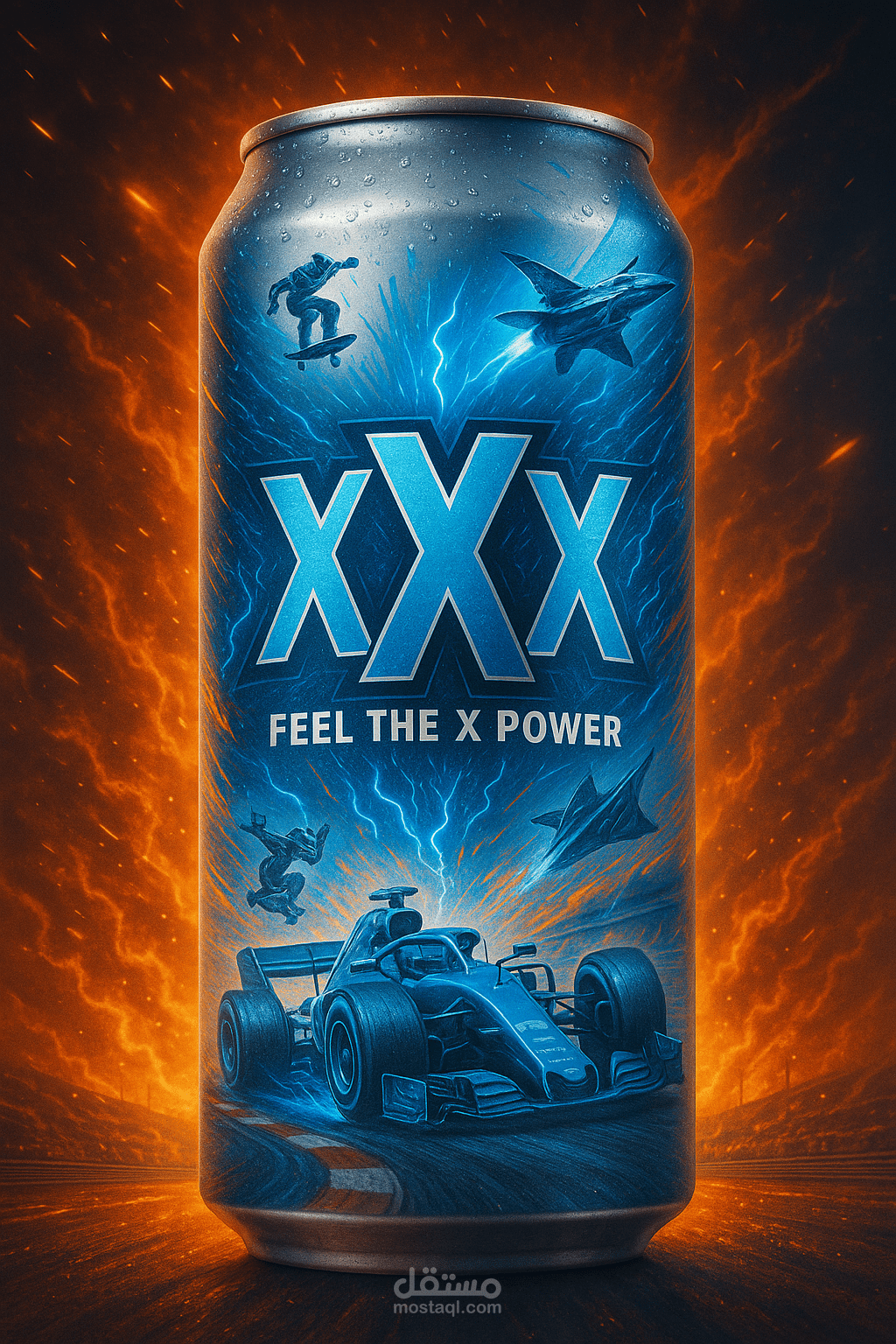 تصميم فيديو اعلاني لمنتج مشروب طاقة,التنفيذ من اول الفكرة الي الفيديو_xXx Energy Drink– When Speed Meets Power_CGI/VFX_xXx مشروب الطاقة – لما السرعة تصطدم بالقوة