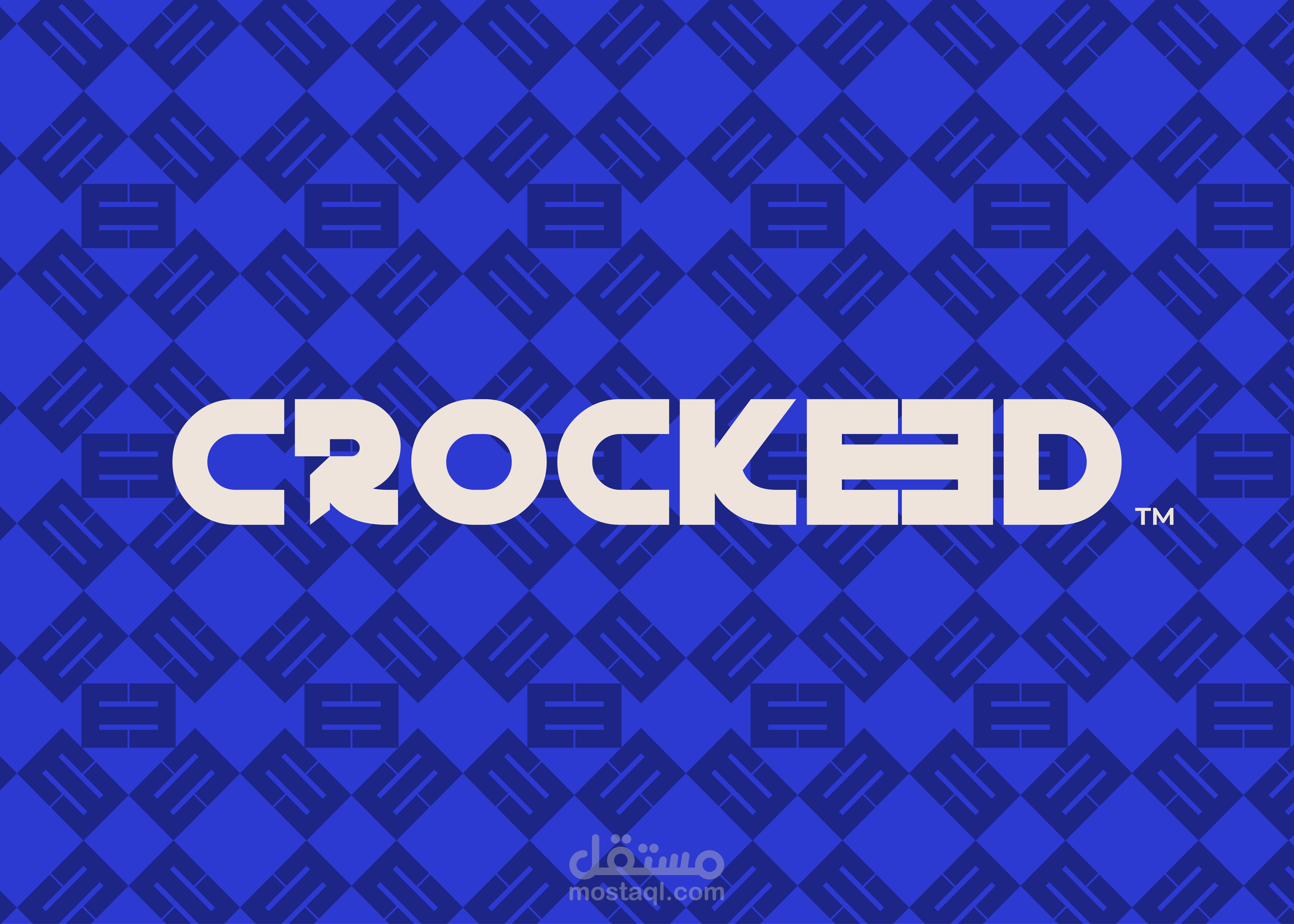 تصميم شعار و هوية بصرية لمتجر بيع الكتروني - Crockeed