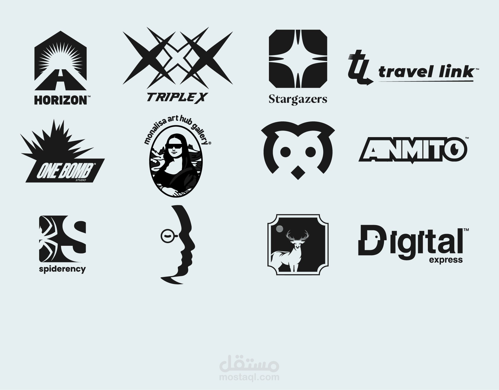 مجموعة من الشعارات المصممة | LOGOFOLIO