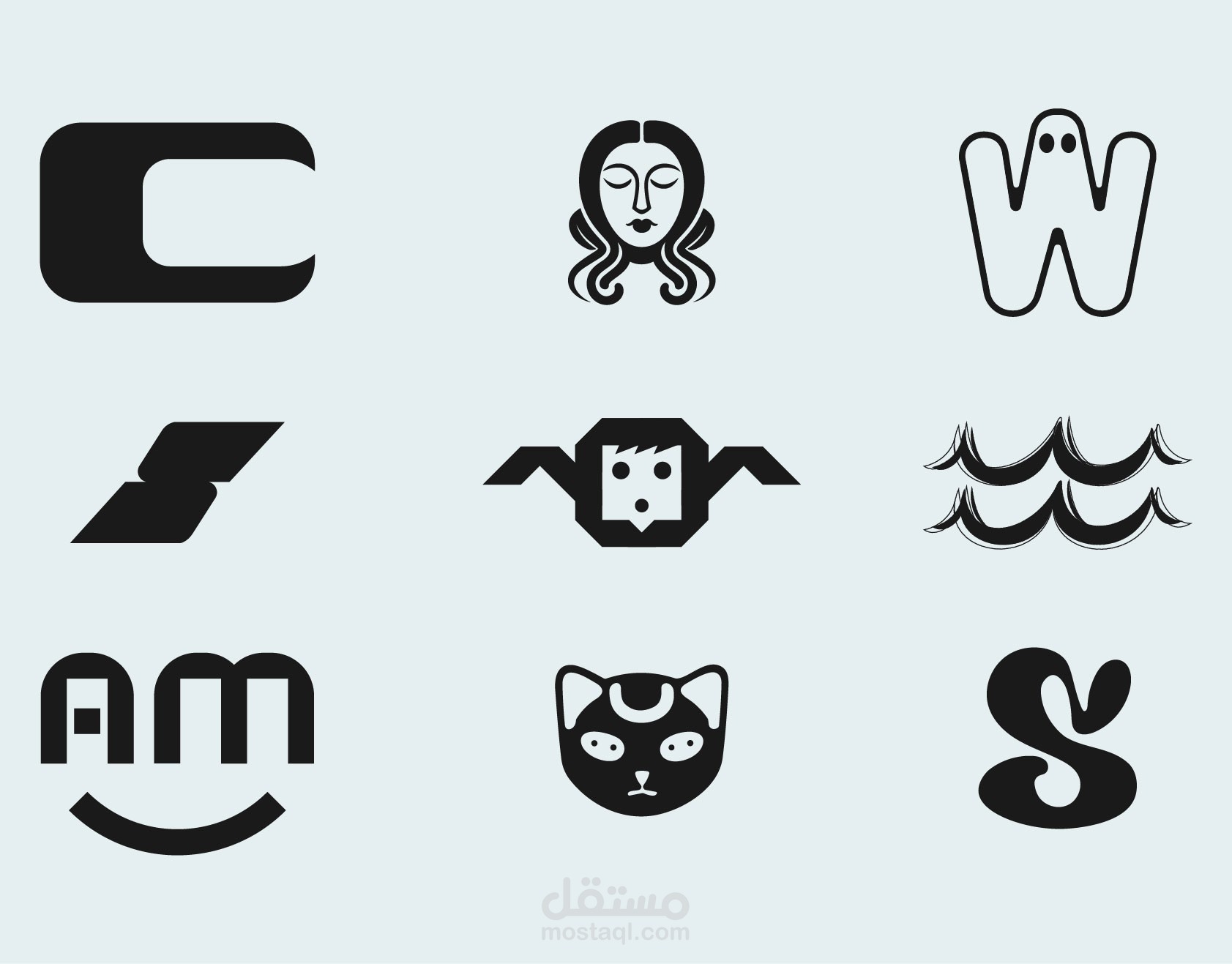 مجموعة من الشعارات المصممة | LOGOFOLIO