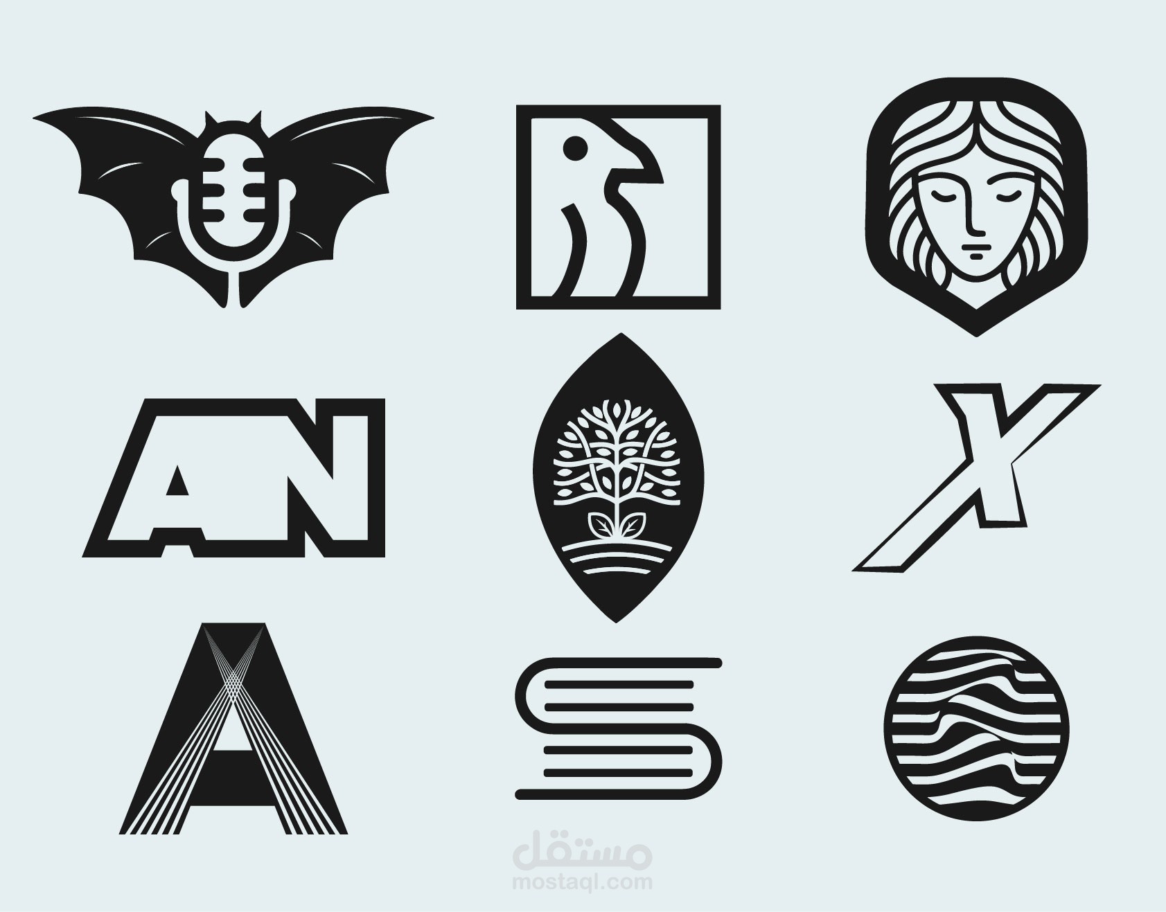 مجموعة من الشعارات المصممة | LOGOFOLIO