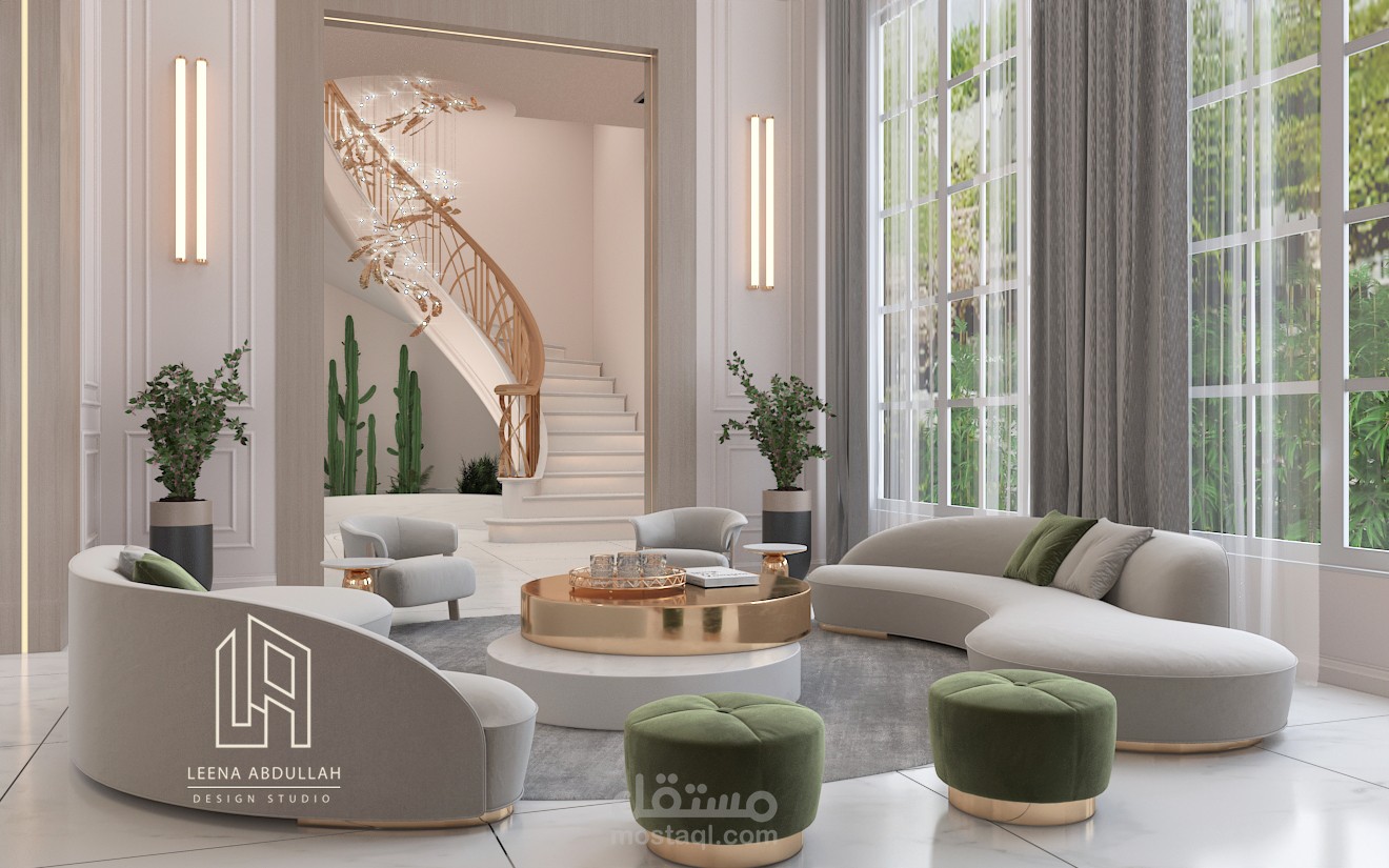 Double Height Living Area