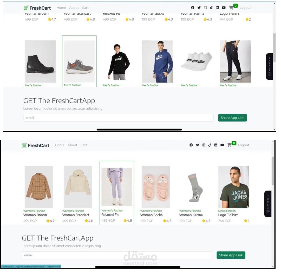 Ecommerce website that customer can buy products