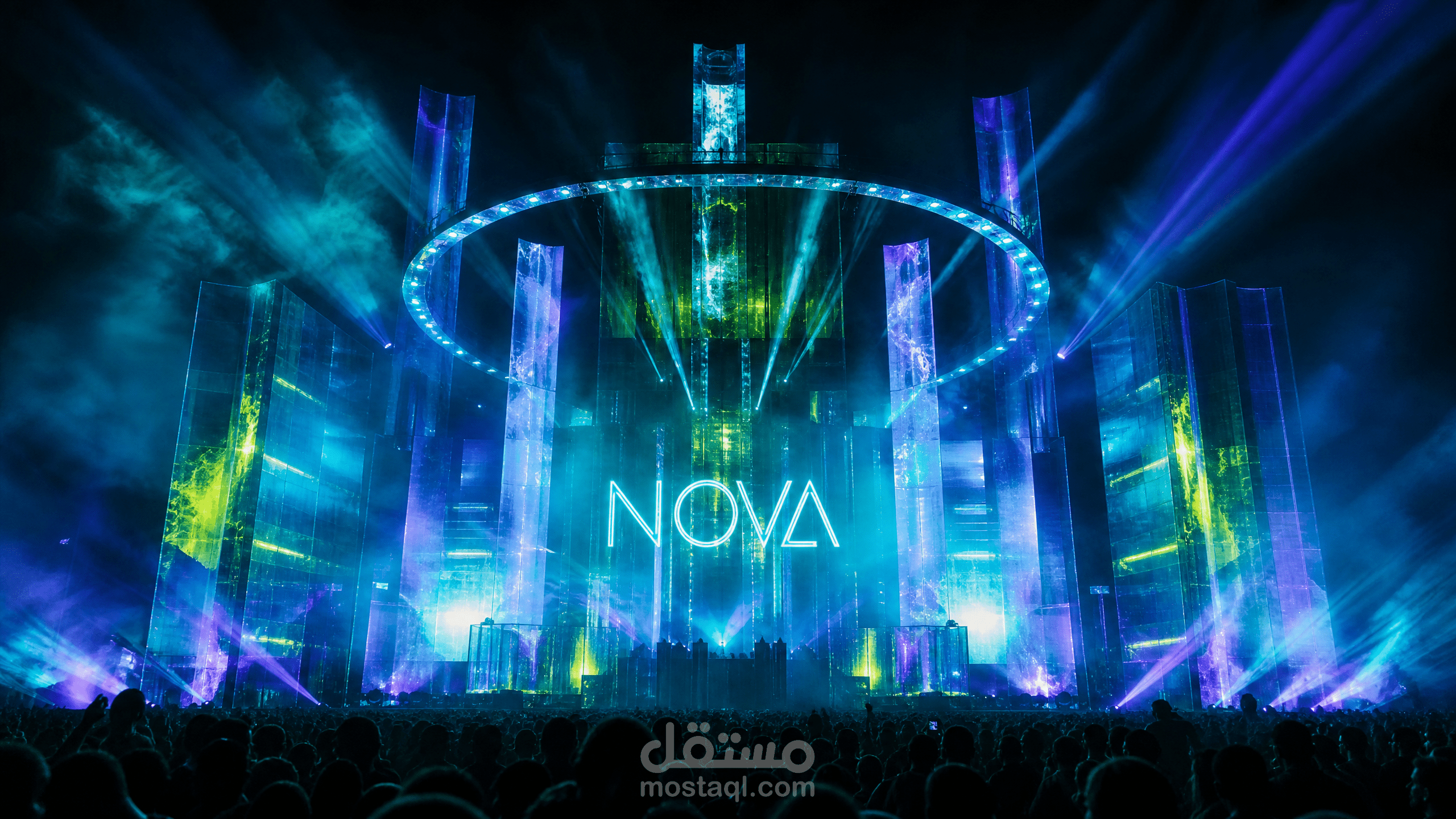 NOVA | هوية وحملة بصرية لمهرجان ضوء وصوت