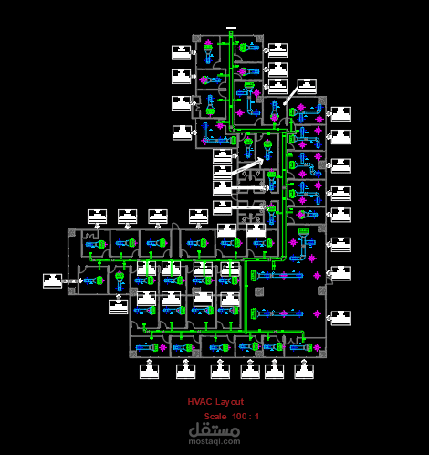 HVAC Workings for a Business Center Project in UAE