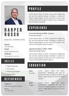 عمل CV
