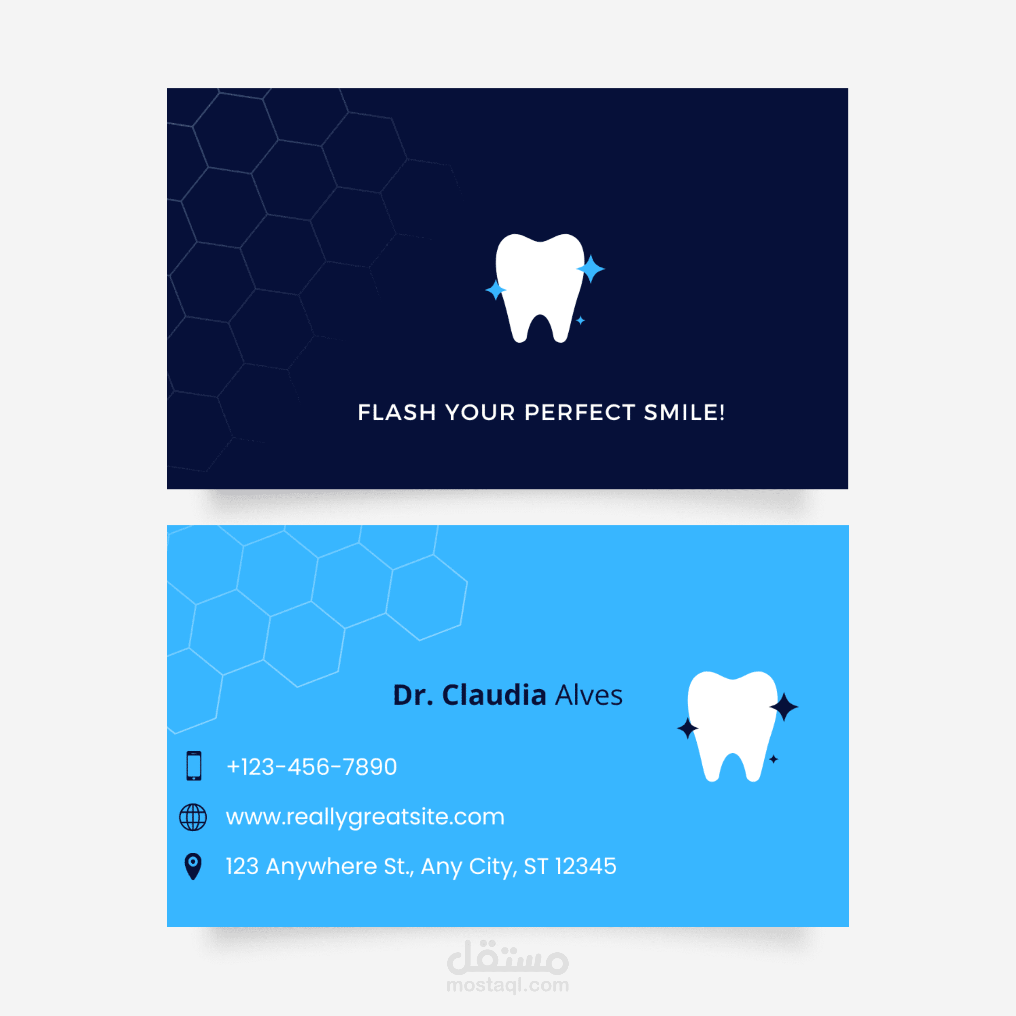 تصميم بطاقة اعمال ( business card )