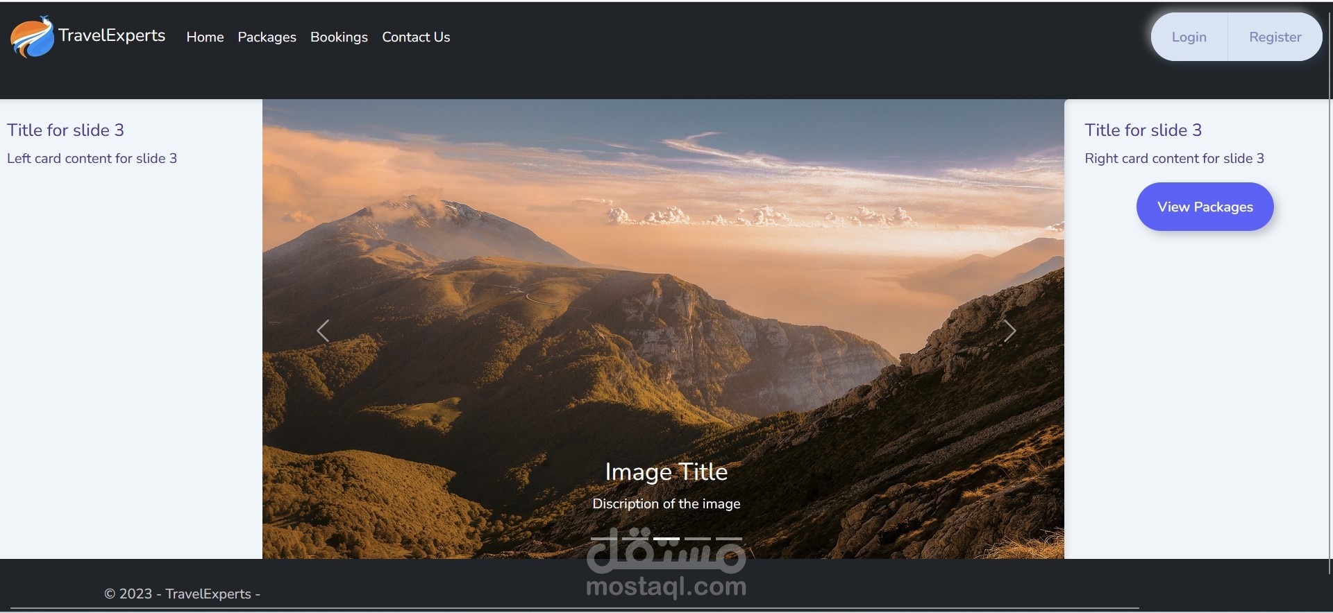 Travel Experts Web App