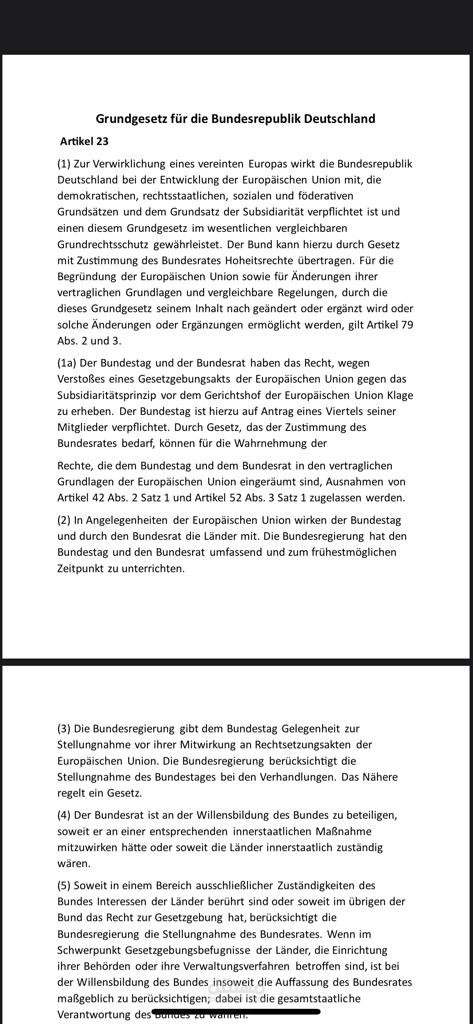 Grundgesetz für die Bundesrepublik Deutschland