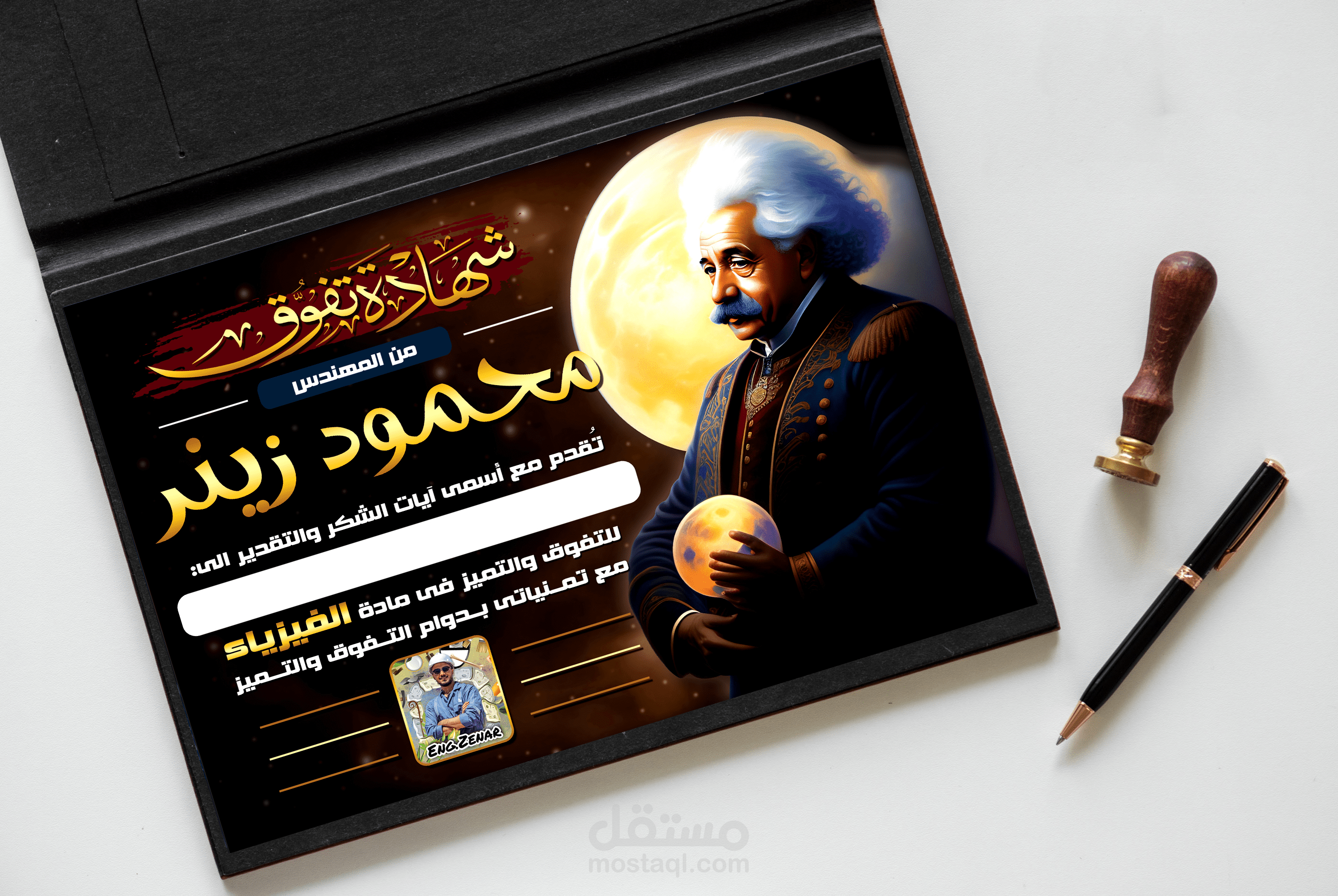 شهادة تقدير فيزياء