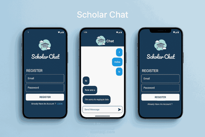 تطبيق Scholar Chat – تطبيق محادثات فورية باستخدام Flutter وSocket.io