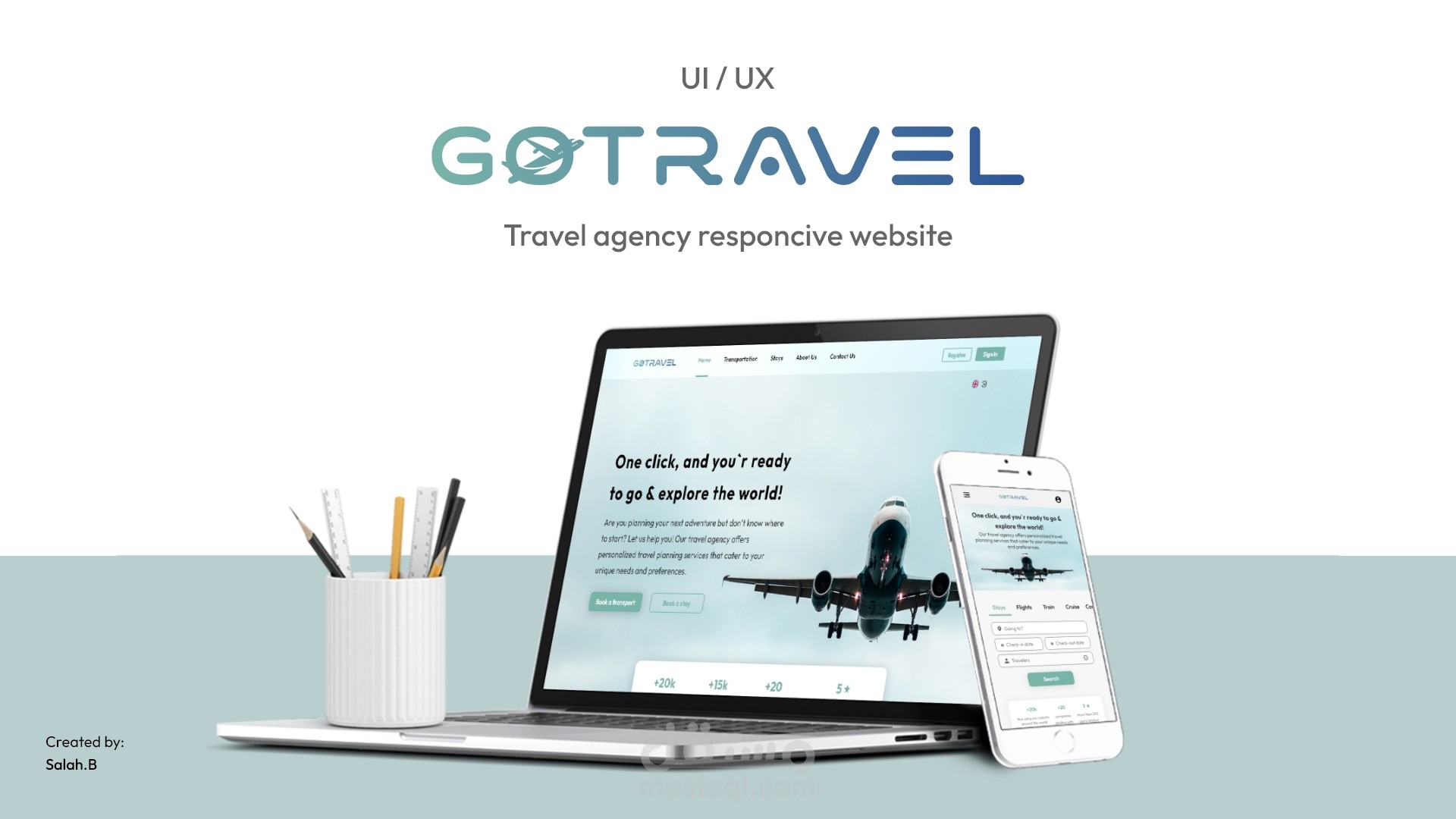 GoTravel-موقع سريع الإستجابة لوكالة سياحية