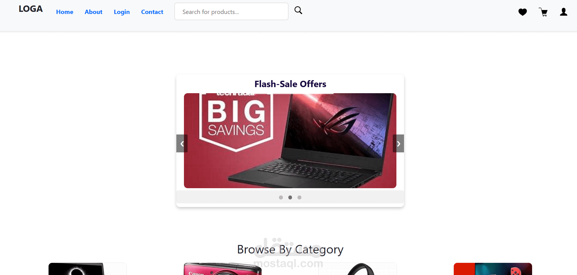 Online electronic store