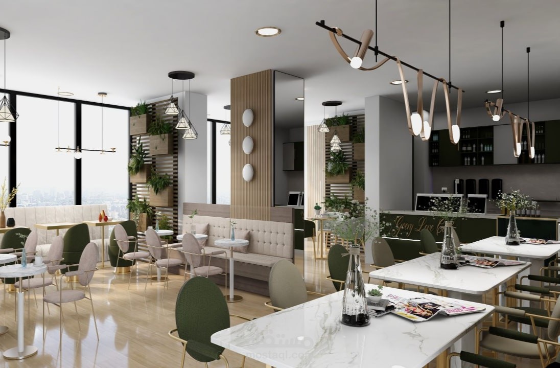 تصميم كافيتريا