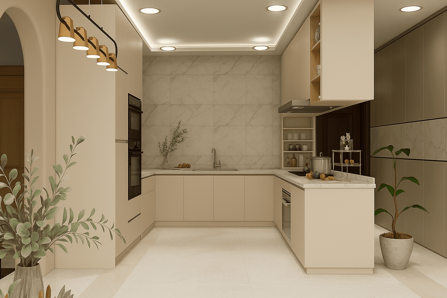 Recaption and kitchen