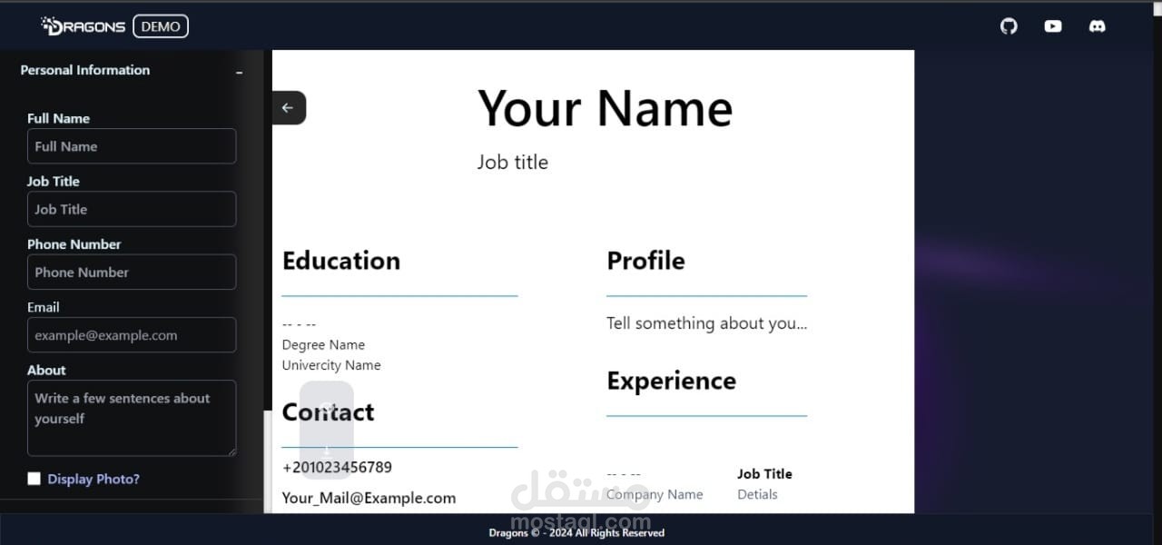 CV- builder