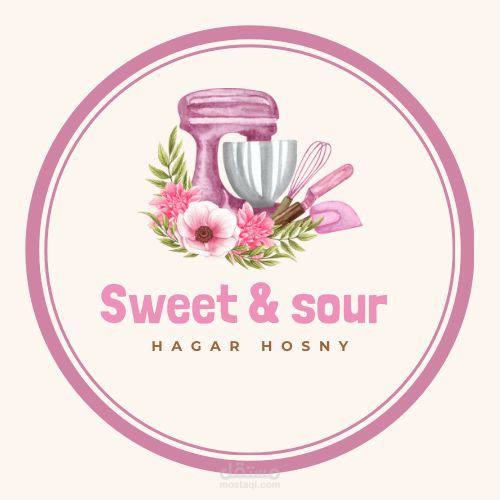 شعار وقائمة اسعار لمطعم حلويات