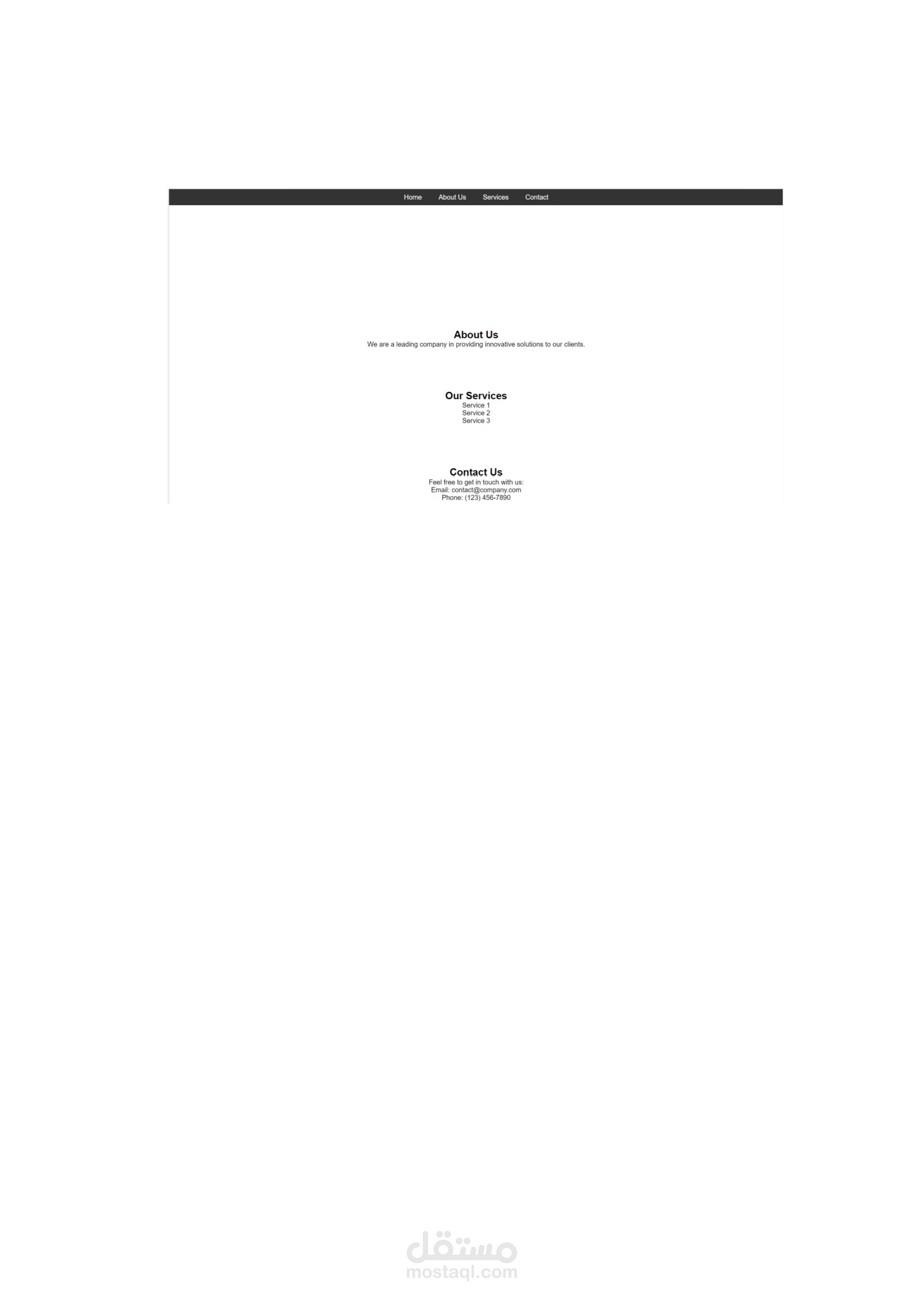 web for begining company