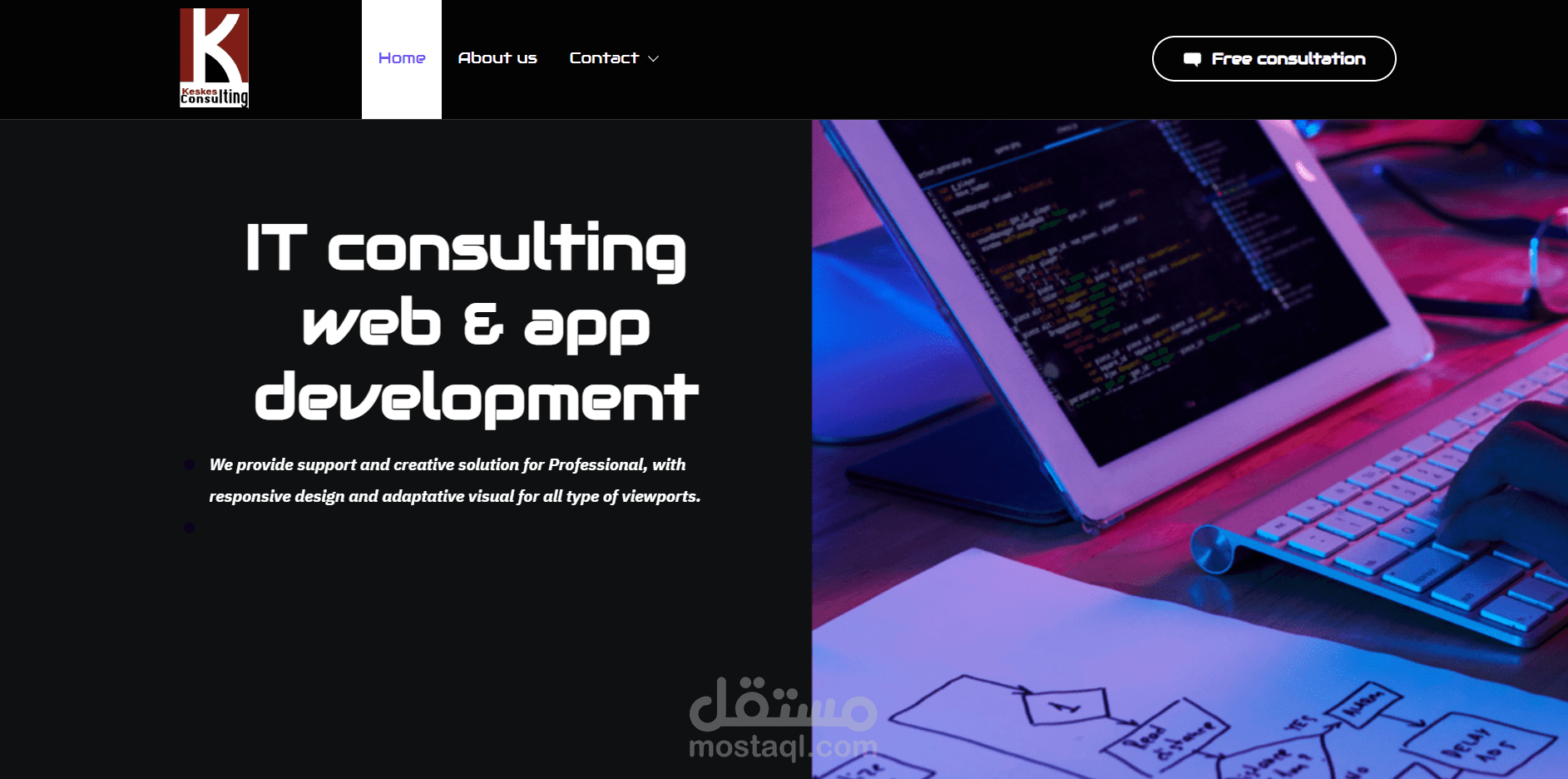 professional website