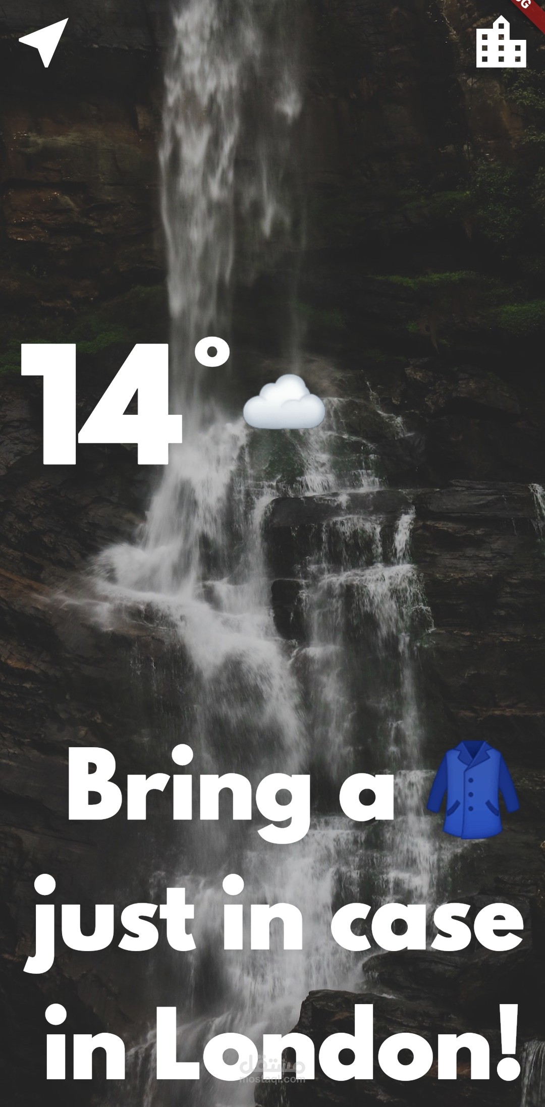 Temperature app