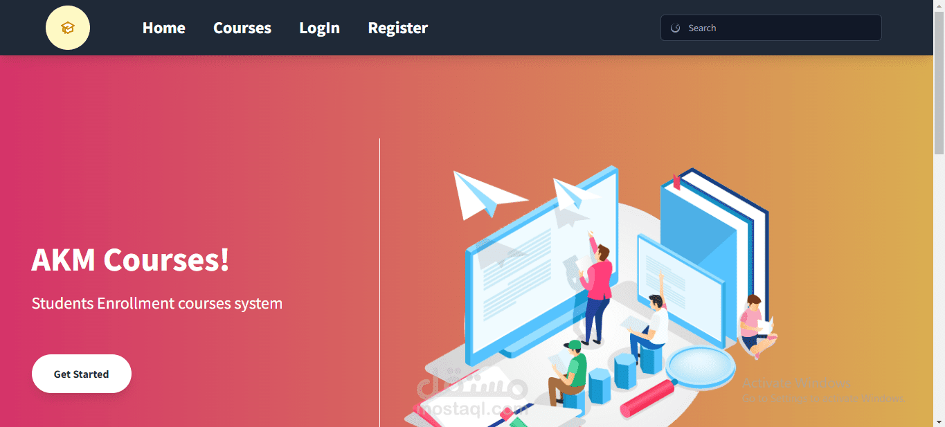 AKM Enrollment courses system