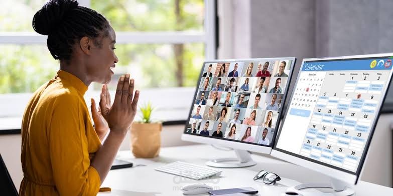 مقالة عن العمل عن بُعد باللغة الالمانية