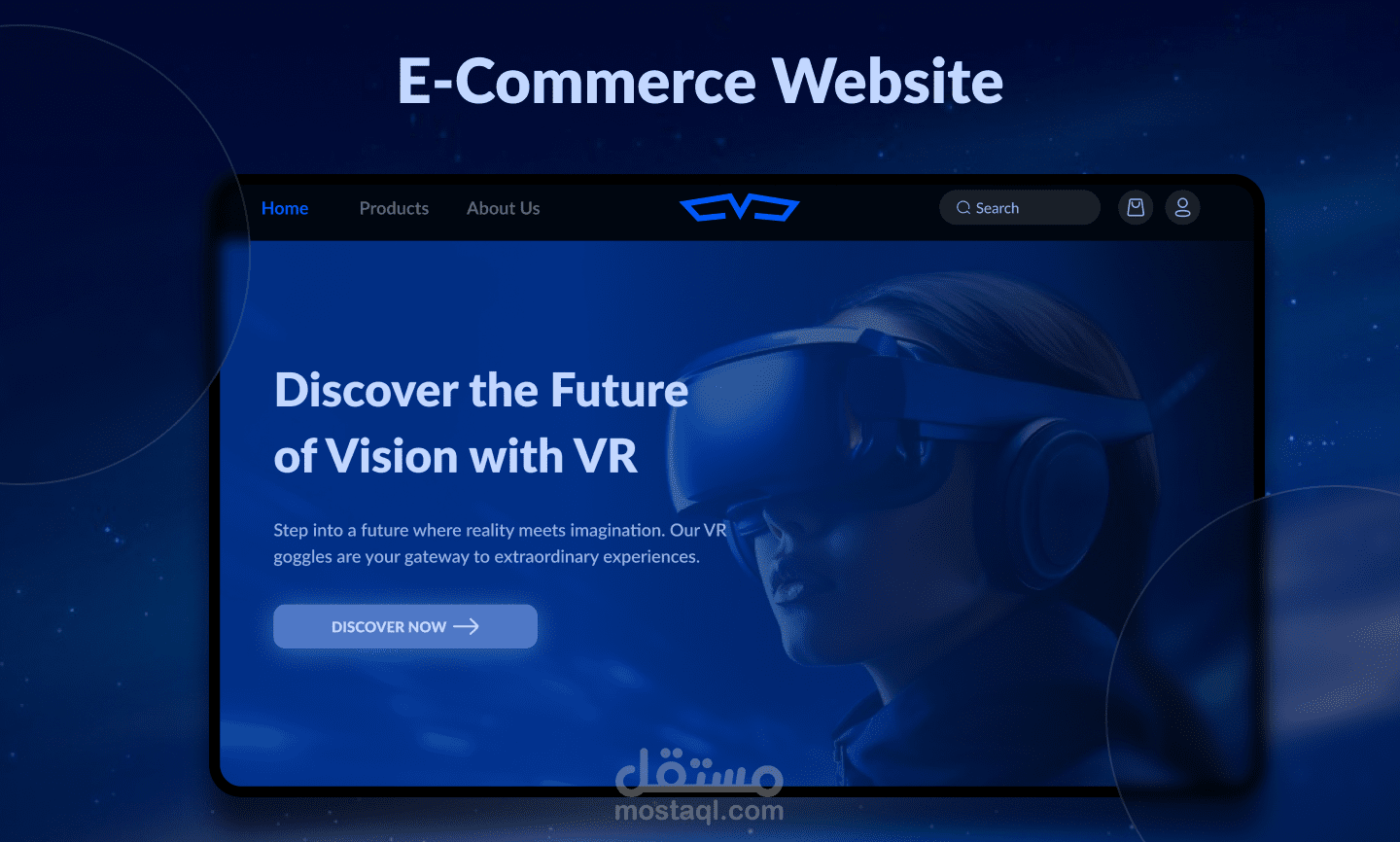 VR E-commerce Website