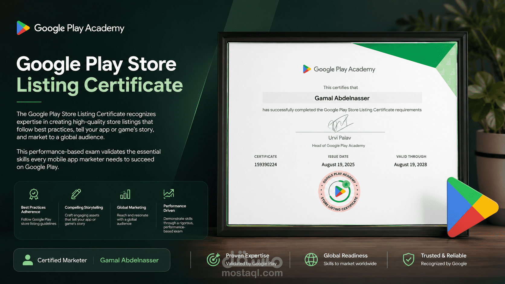 Google Play Academy - Store Listing Certificate